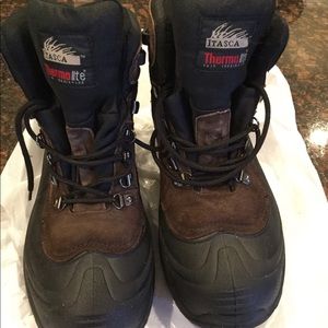 MENS SNOW BOOT BY ITASCA THERMALITE SZ 9